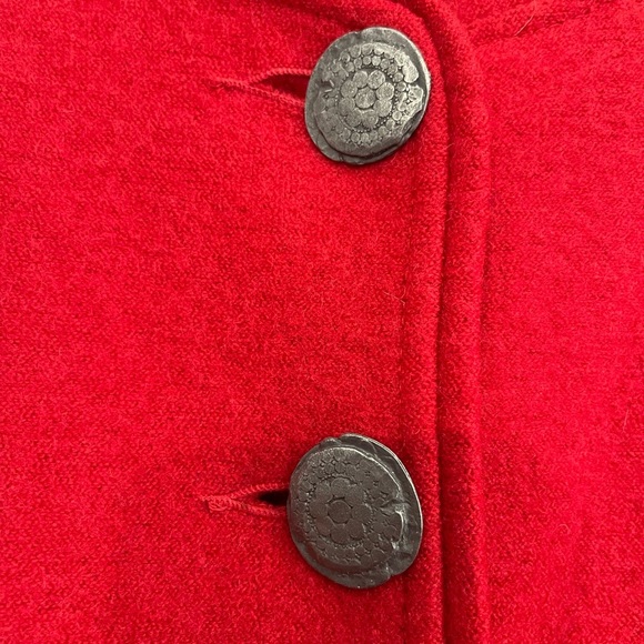 Geiger Collections Red Blazer vintage 100% wool made in Australia vintage - Picture 4 of 8